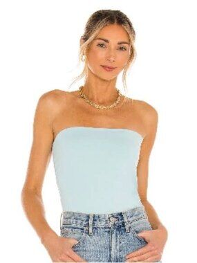 Revolve | Susana Monaco Light Blue/Purple Cropped Tube Top